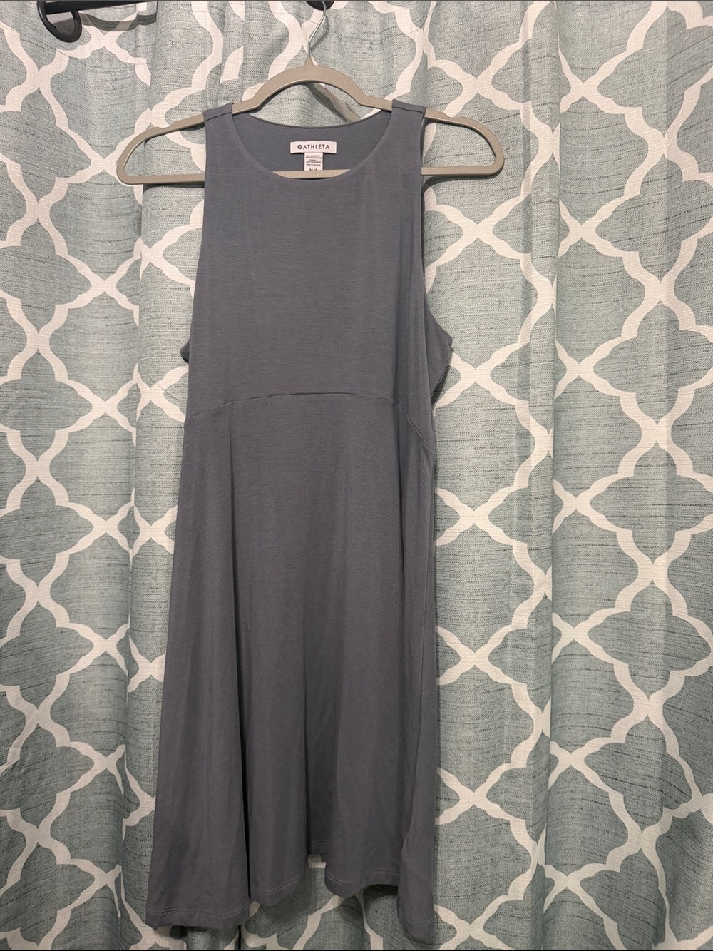 Athleta Sleeveless Midi Dress in Slate